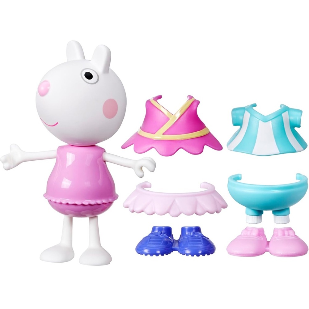 Peppa Pig Bunny Doll with Pink and Blue Outfits